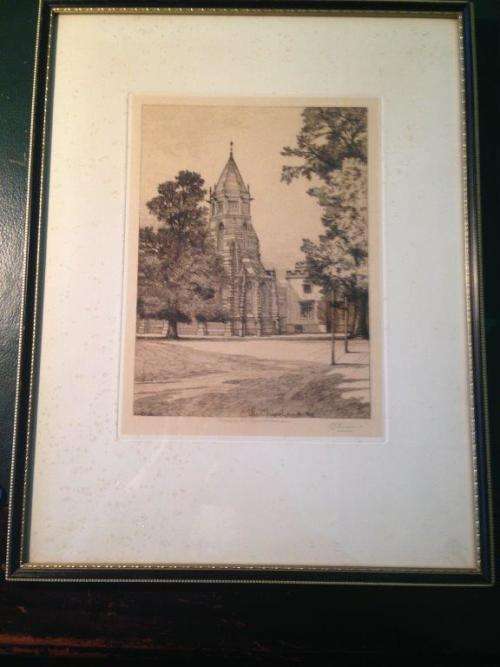 SUPERB VINTAGE ETCHING BY EDWARD BURROW