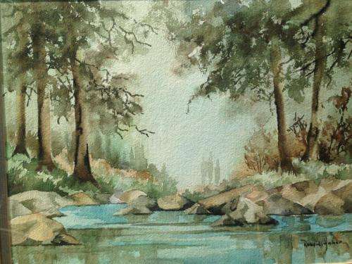 STUNNING WATER COLOUR BY FAMOUS S.A.ARTIST ROBERT HABER