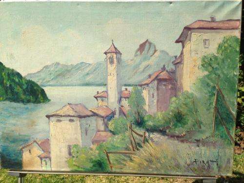 SUPERB OIL ON CANVAS PAINTING BY PIRETTI