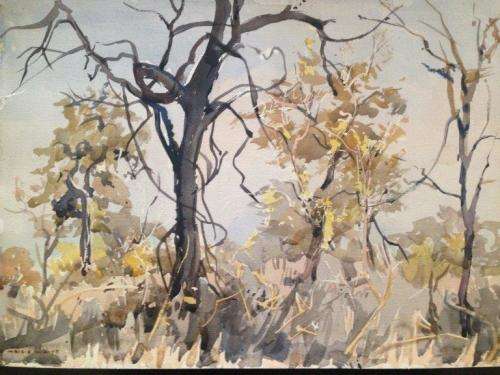 LATE ENTRY! SUPER WATERCOLOUR BY REKNOWN ARTIST MAISIE WAITE