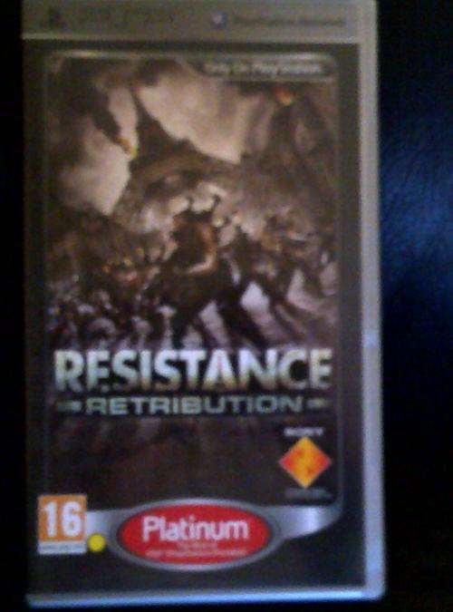 PSP Platinum - Resistance Retribution (UMD)