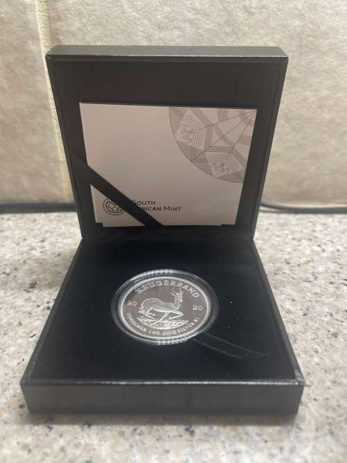 2020 Silver Proof Krugerrand (with Certificate) 1 oz