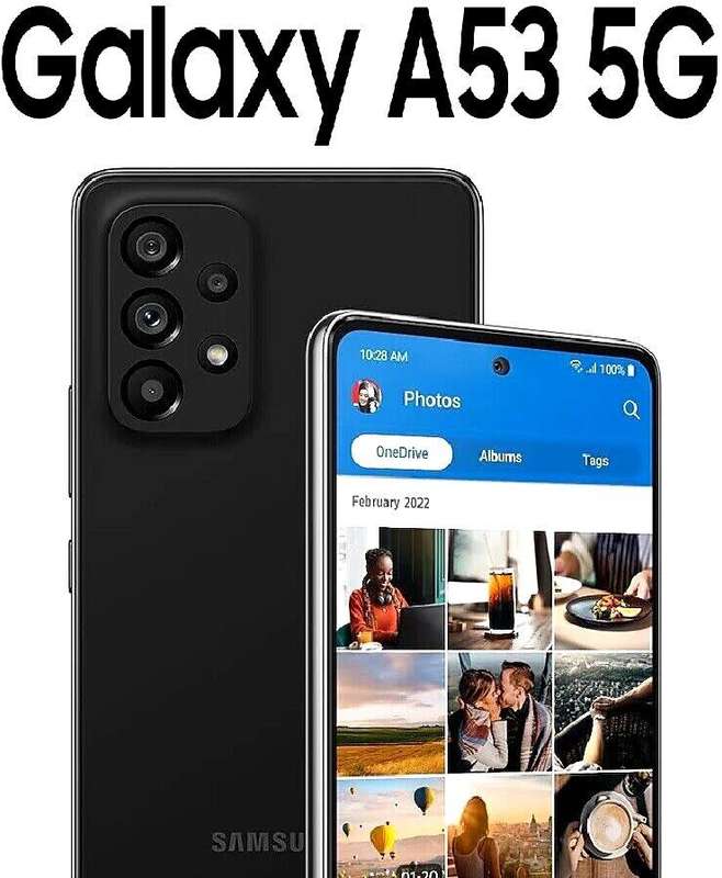 Samsung Galaxy A53 5G 128GB Black Brand New In Stock