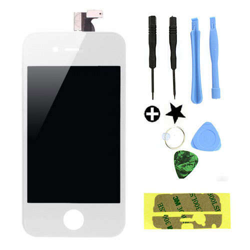 iPhone 4S White Replacement LCD Touch Screen Digitizer Glass Assembly