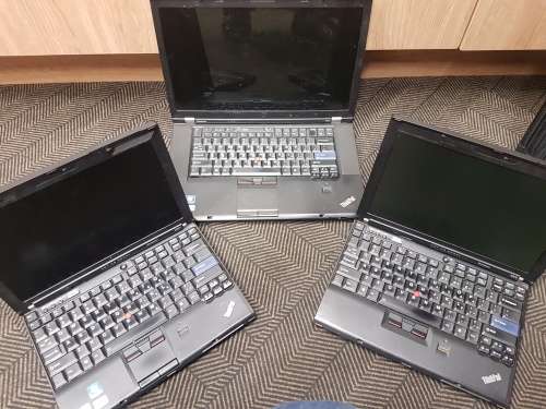 3 Lenovo Thinkpad Laptops for spares