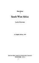 South West Africa: Land of Extremes.  Jenny, Hans.