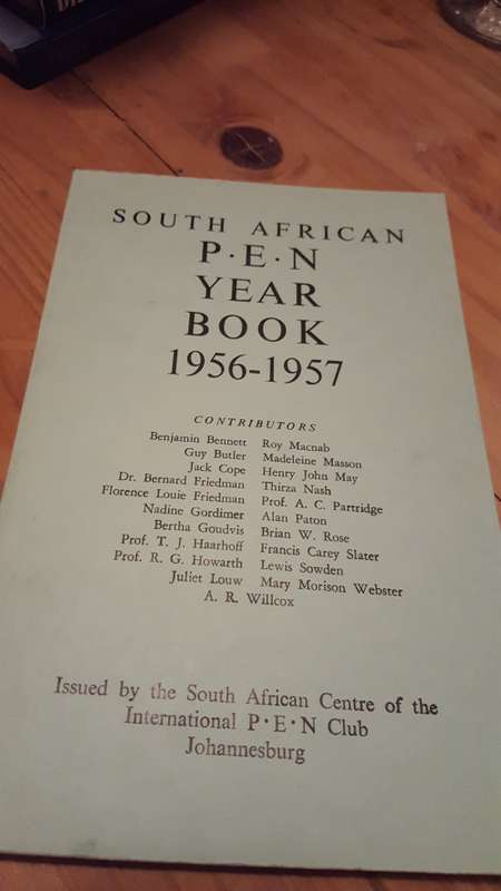South African P. E. N. Year Book 1956 - 1957.