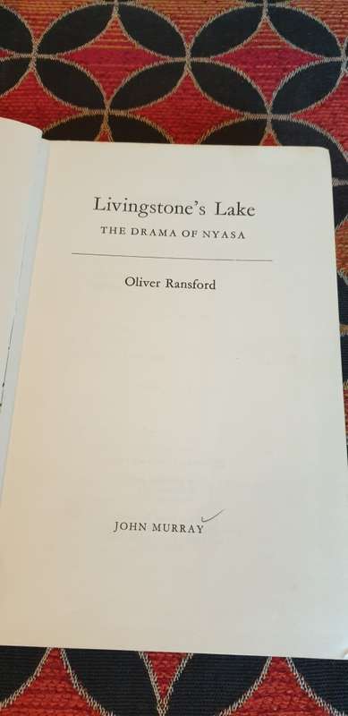 Livingstone`s Lake. Oliver Ransford.