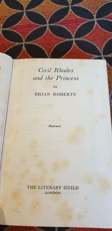 Cecil Rhodes and the Princess. Brian Roberts.