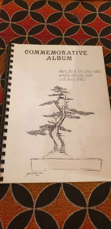 Commemorative Album. Sketches by John Naka. SA visit October 1980. #095/200 limited edition.