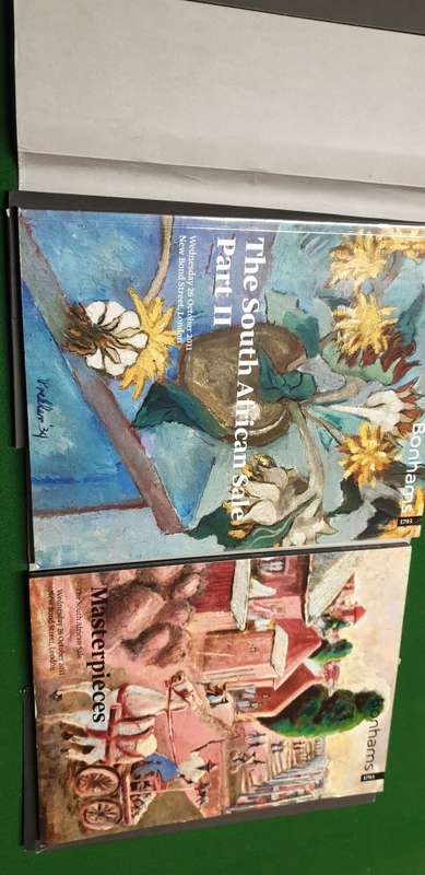Bonhams. The South African Sale Part 2 and 3. 25 October 2011 in slipcase. Part 1 missing.