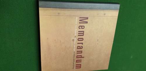 Memorandum. A story with paintings. Marlene Van Niekerk and Adriaan Van Zyl.