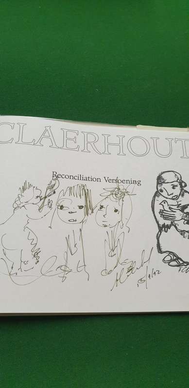 Reconciliation Versoening. Frans Claerhout. SIGNED, with DRAWING.