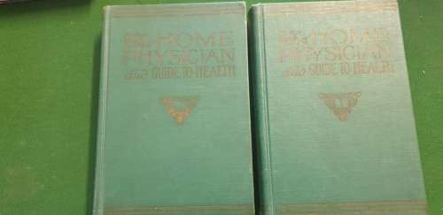The Home Physician and Guide to Health, Volumes 1 and 2. Revised Evans, Magan,Thomason and Abbott.