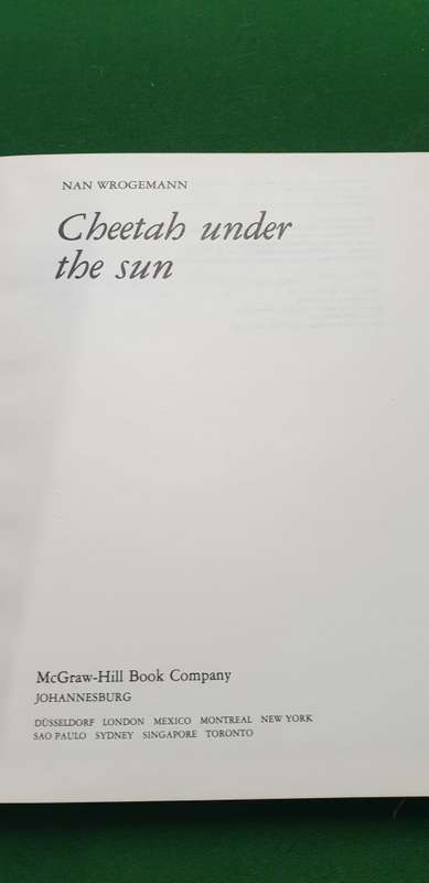 Cheetah under the sun. Nan Wrogemann.
