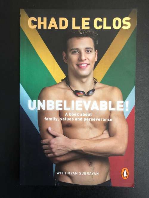 Unbelievable! Chad Le Clos with Myan Subrayan