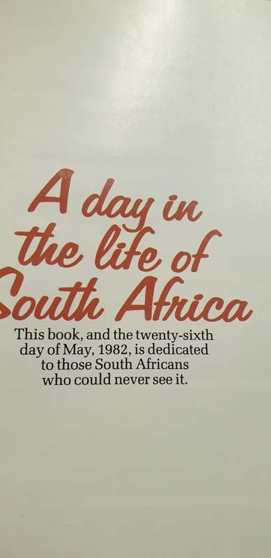 A day in the life of South Africa. 6 May 1982. Tony Burgess.