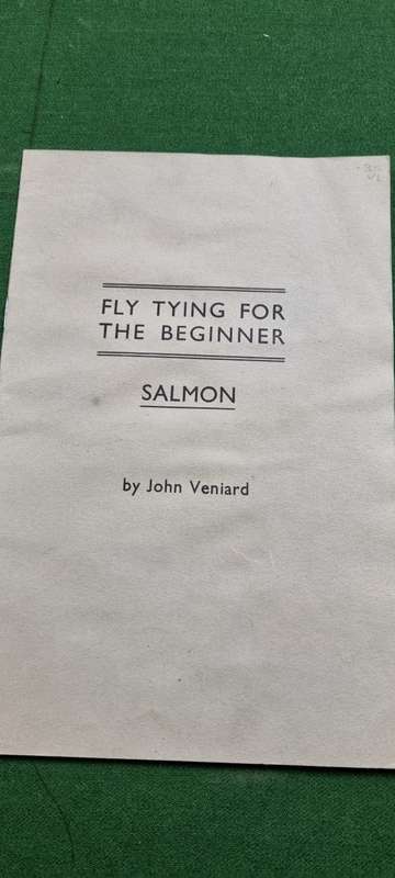 Fly Tying for the beginner, Salmon. John Veniard.