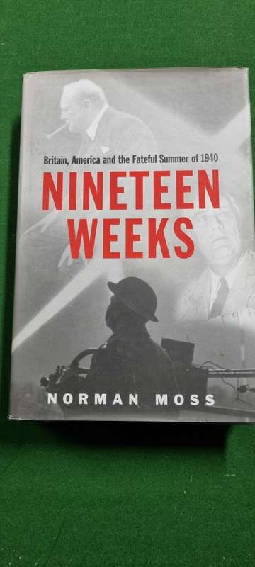 Nineteen Weeks. Britain, America and the fateful summer of 1940. Norman Moss.