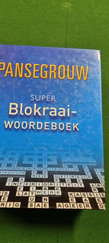 Super Blokraaiwoordeboek. LL Pansegrouw. FOUT