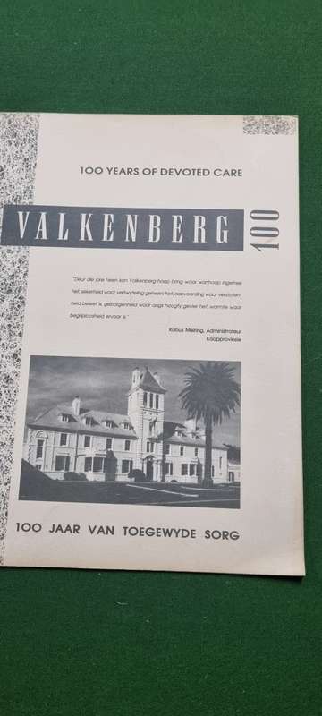 Valkenberg Hospital. 100 years of devoted care. Bilingual