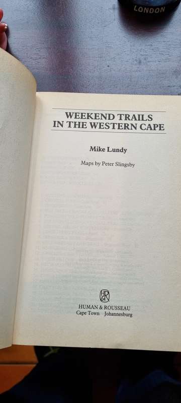 Weekend trails in the Western Cape. Mike Lundy.