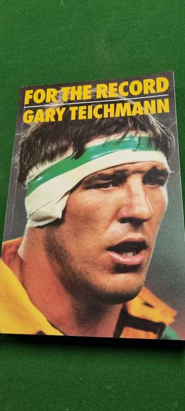 For the record. Gary Teichmann (SIGNED)