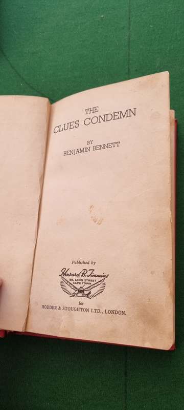 The clues condemn. Benjamin Bennett.