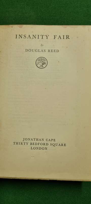 Insanity Fair. Douglas Reed