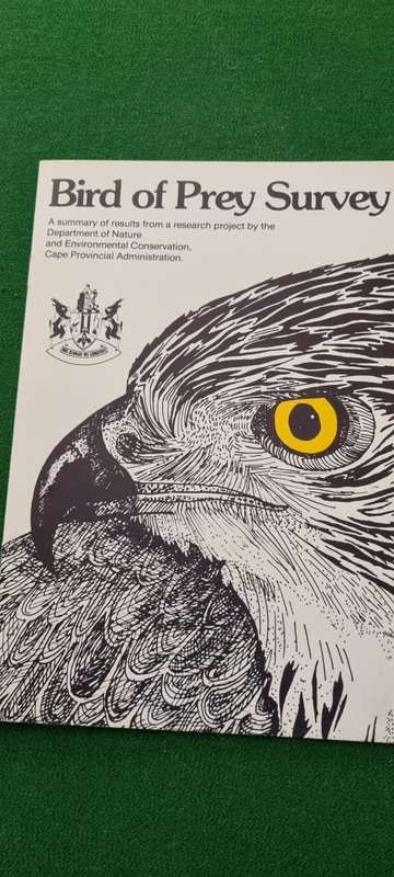 Bird of prey survey. Department of Nature and Environmental Conservation.