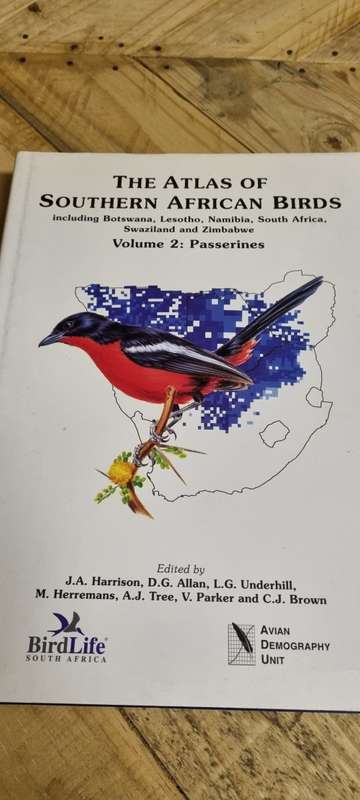 The Atlas of Southern African Birds Volumes 1 and 2. Avian Demography Unit.