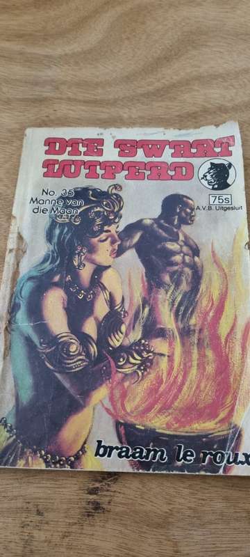 Die swart Luiperd No 35. Manne van die Maan. Braam le Roux.
