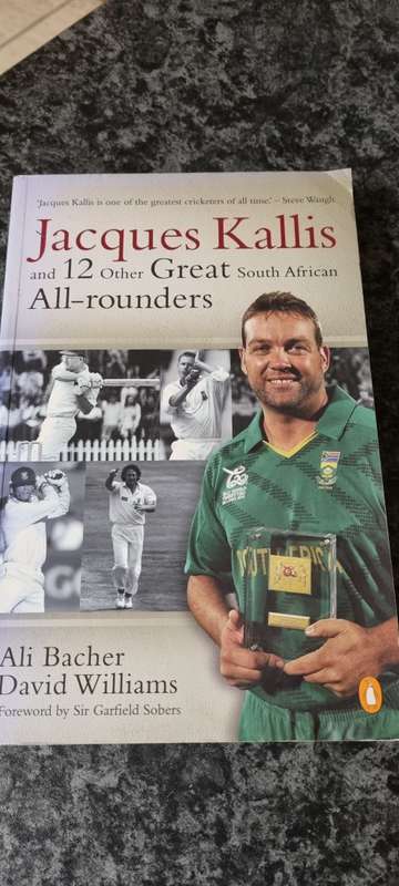 Jacques Kallis and 12 other great South African All-rounders. Ali Bacher and David Williams.