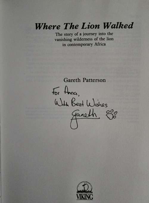 Where The Lion Walked, Gareth Patterson