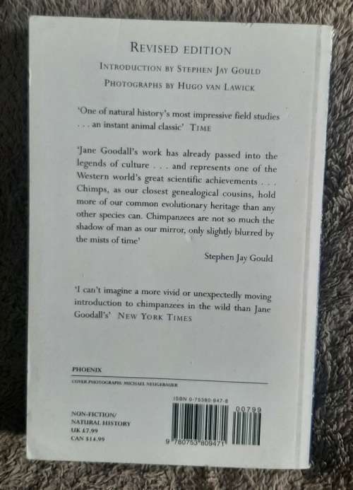 In the Shadow of Man.  Author: Jane Goodall
