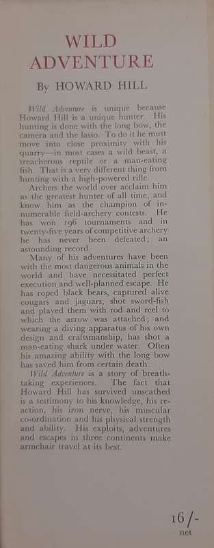 Wildlife Adventure  Author: Howard Hill