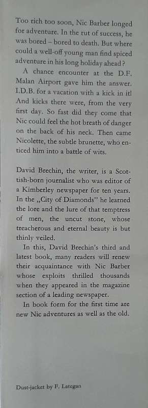 Nic Barber I.D.B.  Author: David Brechin
