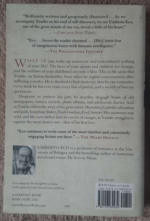 The Mysterious Flame of Queen Loana  Author: Umberto Eco