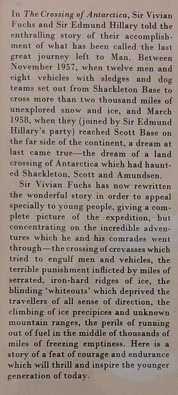 Antarctic Adventure  Author: Sir Vivian Fuchs