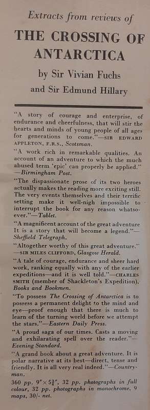 Antarctic Adventure  Author: Sir Vivian Fuchs