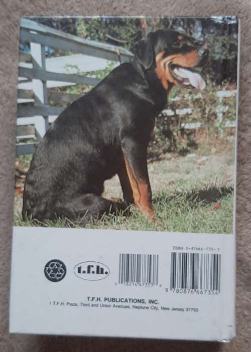 The Book of the Rottweiler  Author: Anna Katherine Nicholas