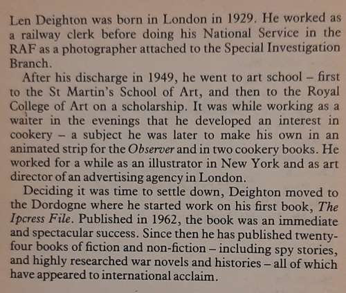 Berlin Game  Author: Len Deighton