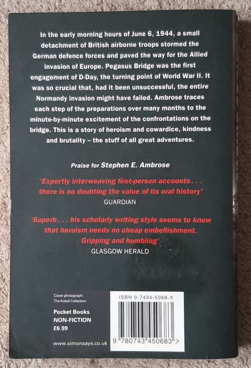 Pegasus Bridge  Author: Stephen E. Ambrose