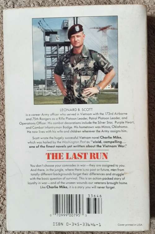 The Last Run Author: Leonard B. Scott