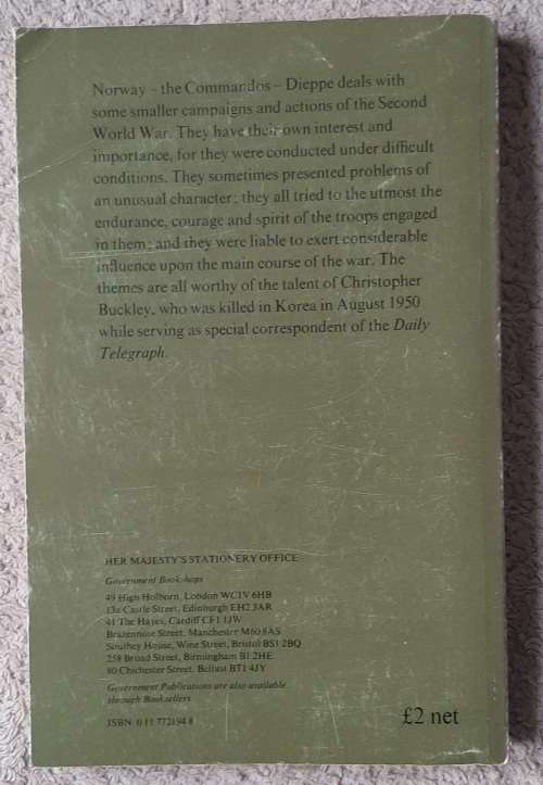 1939-1945 Norway: The Commandos: Dieppe  Author: