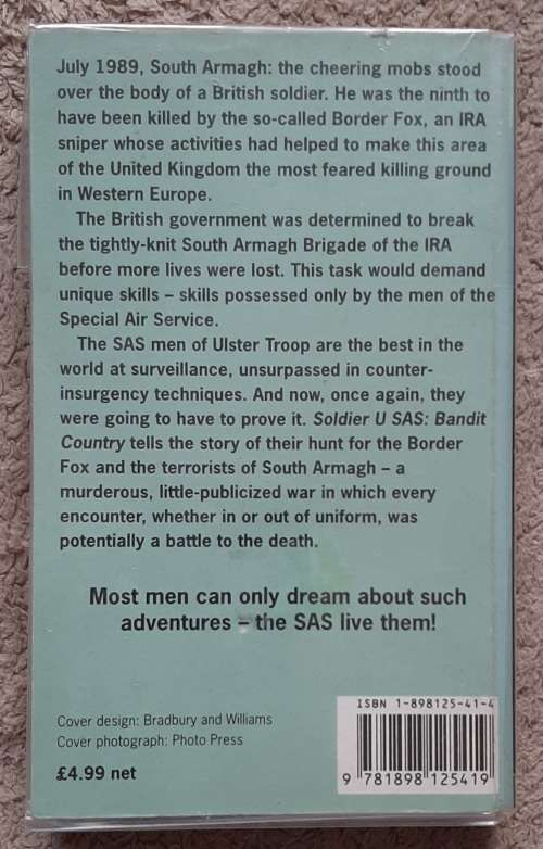 Soldier U. S.A.S Bandit Country Author : Peter Corrigan