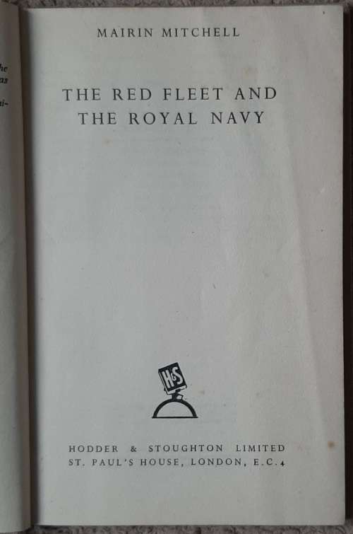 The Red Fleet and the Royal Navy  Author: Mairin Mitchell