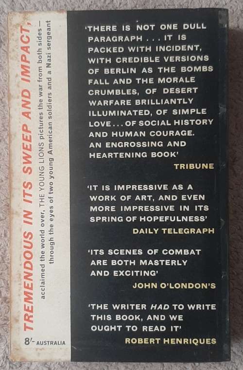 The Young Lions  Author: Irwin Shaw