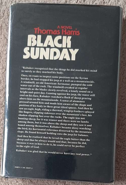 Black Sunday  Author: Thomas Harris