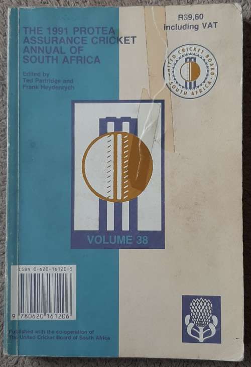 The 1991 Protea Assurance Cricket Annual of South Africa  Volume 38